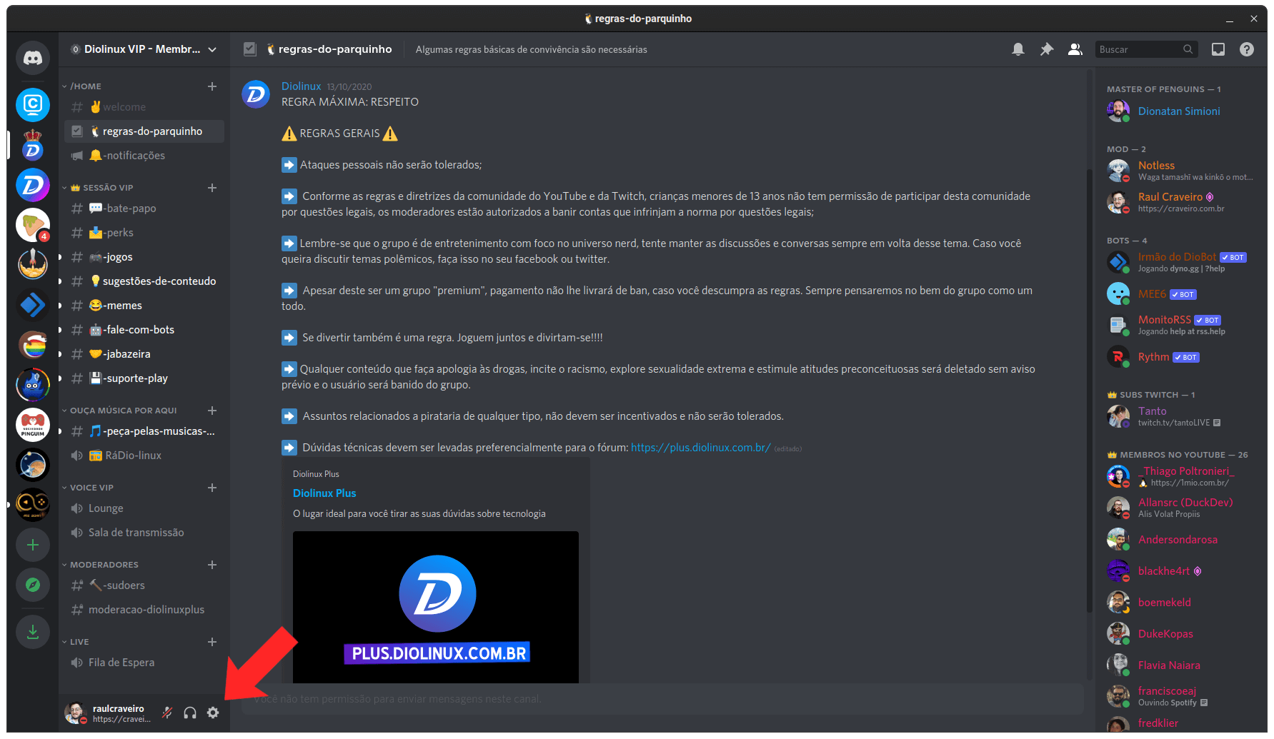 Discord - Diolinux Play
